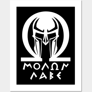 Mod.8 Molon Labe Greek Spartan Posters and Art